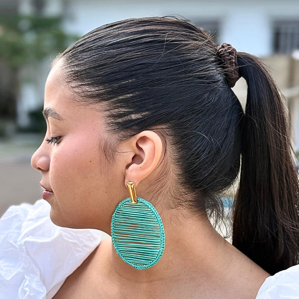 Aretes Costa Trenzada